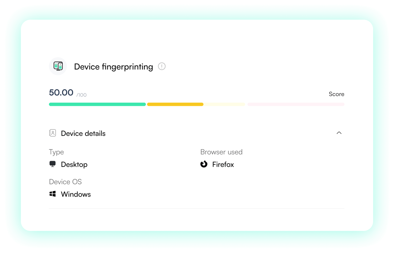 Device fingerprint